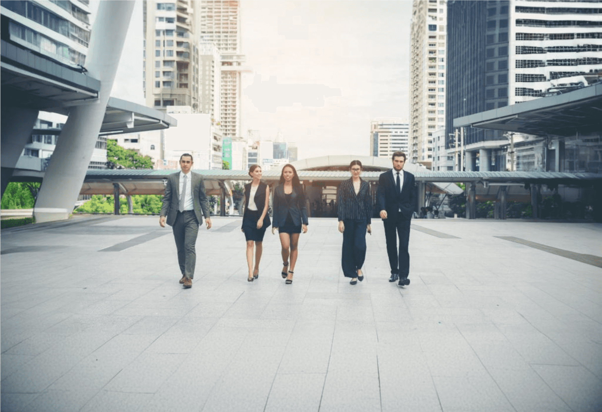 young-business-people-walking